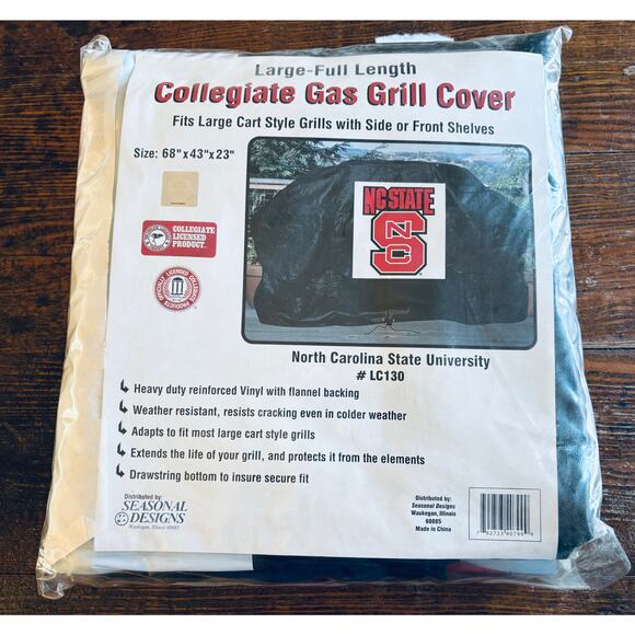 NIB Seasonal Designs, Inc. North Carolina State Wolfpack 68”W x 43”H HTF - Picture 1 of 6